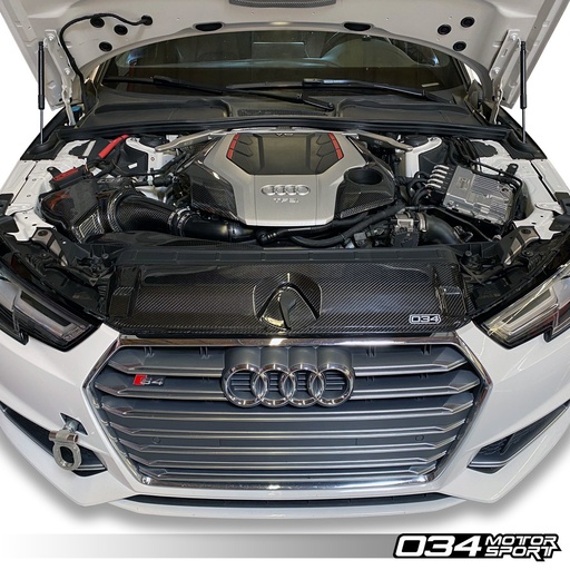 Support radiateur carbone 034Motorsport pour Audi A4/S4 B9