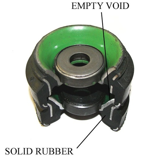 Strut Mount, Early Small Chassis Audi, Density Line