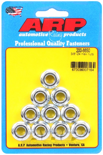 3/8-24 hex nuts