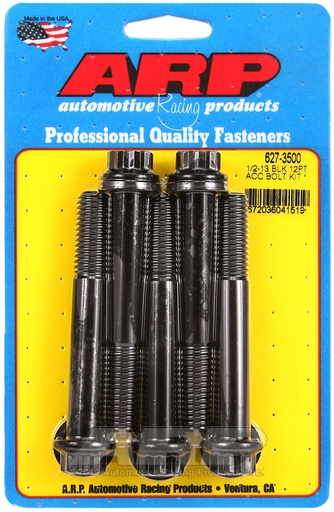 1/2-13 x 3.500 12pt black oxide bolts