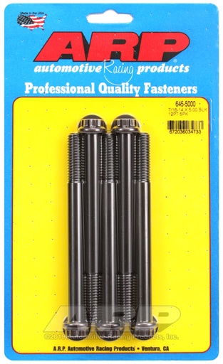 7/16-14 X 5.000 12pt 1/2 wrenching black oxide bolts