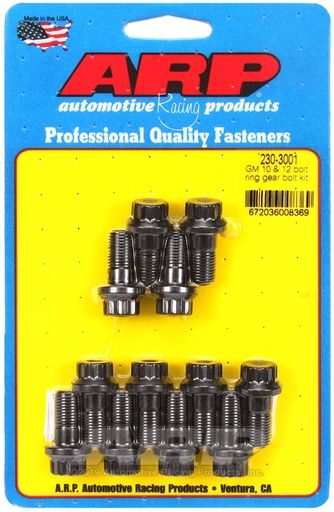 GM 10 & 12 bolt ring gear bolt kit