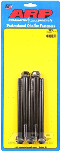 1/2-20 x 5.750 hex black oxide bolts