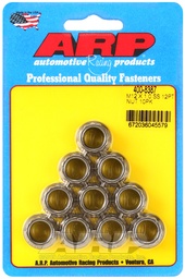 [ARP-400-8387] M12 X 1.00 (M14 wr) SS 12pt nut kit