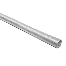 [TH-17100] Gaine aluminium "Thermo flex" L=0.9m (Gris) - 2.54 cm Alu
