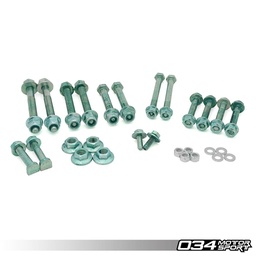 [034-401-H000-STL] CONTROL ARM KIT HARDWARE KIT, B5 AND C5 WITH STEEL UPRIGHTS